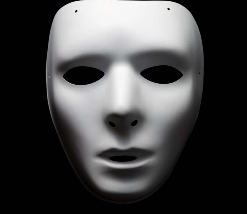 Image of white face mask.
